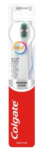 Colgate Toothbrush Total Foaming Clean Medium 1 st