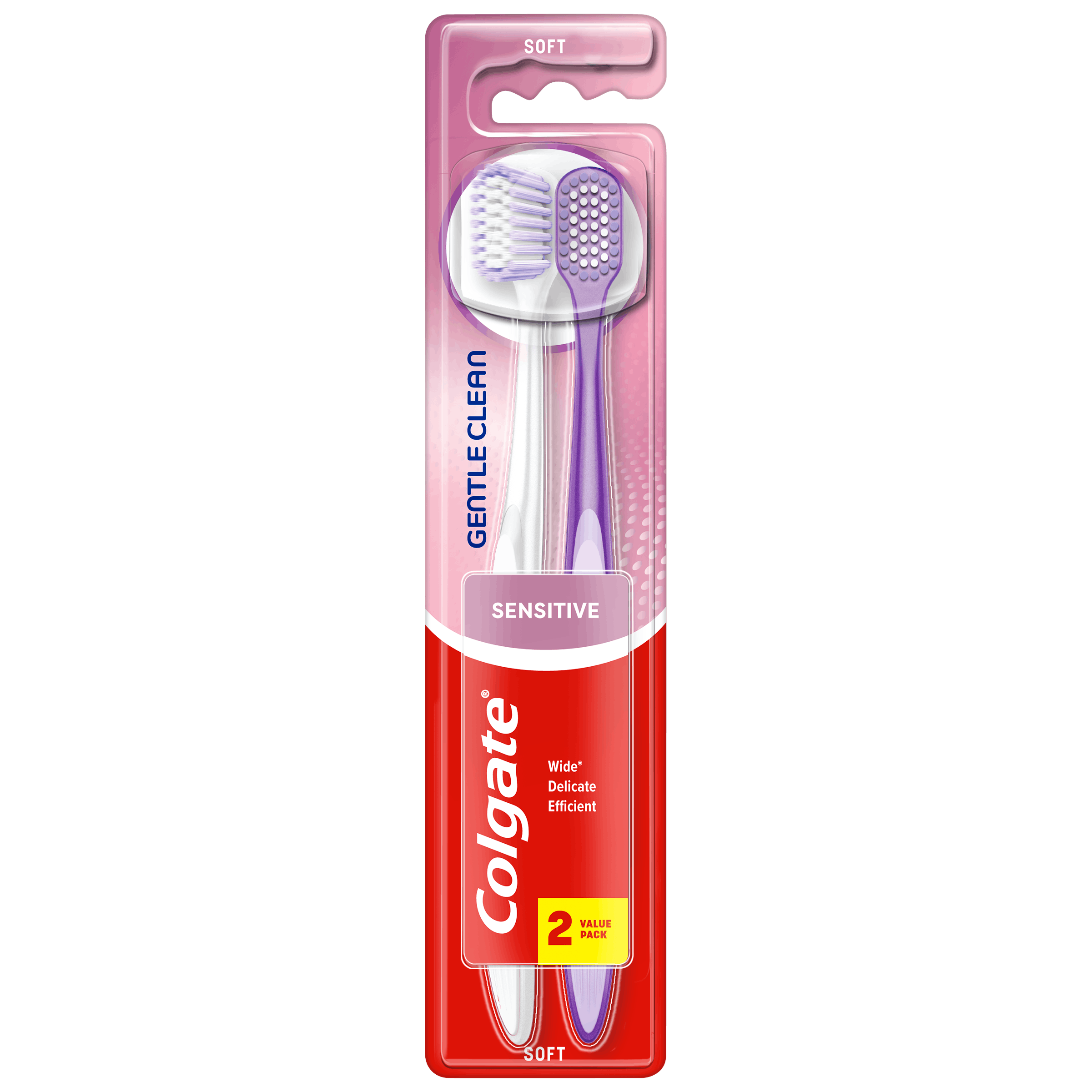 Colgate Gentle Clean Sensitive Soft Toothbrush 2 st