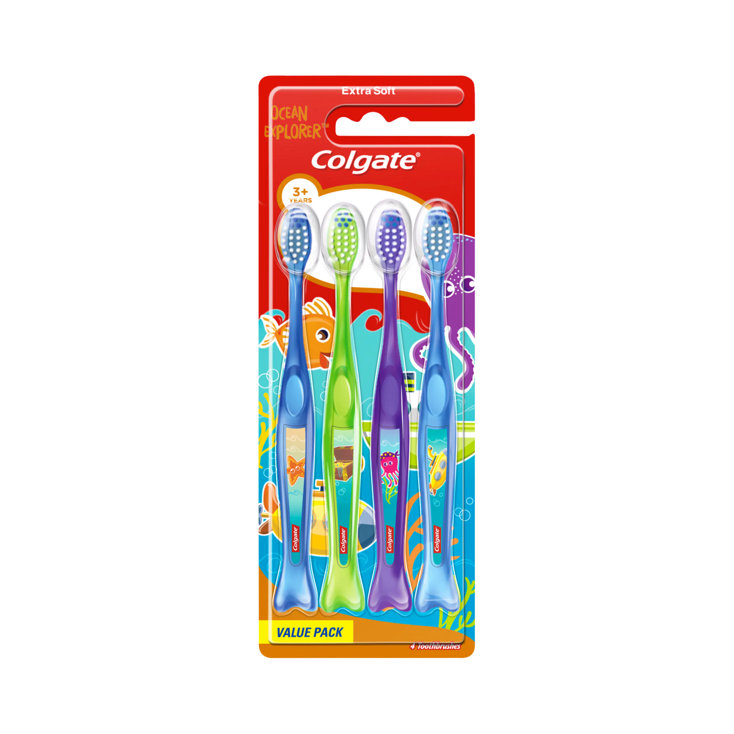 Colgate Toothbrush Kids 3+ Ocean Explorer 4 st