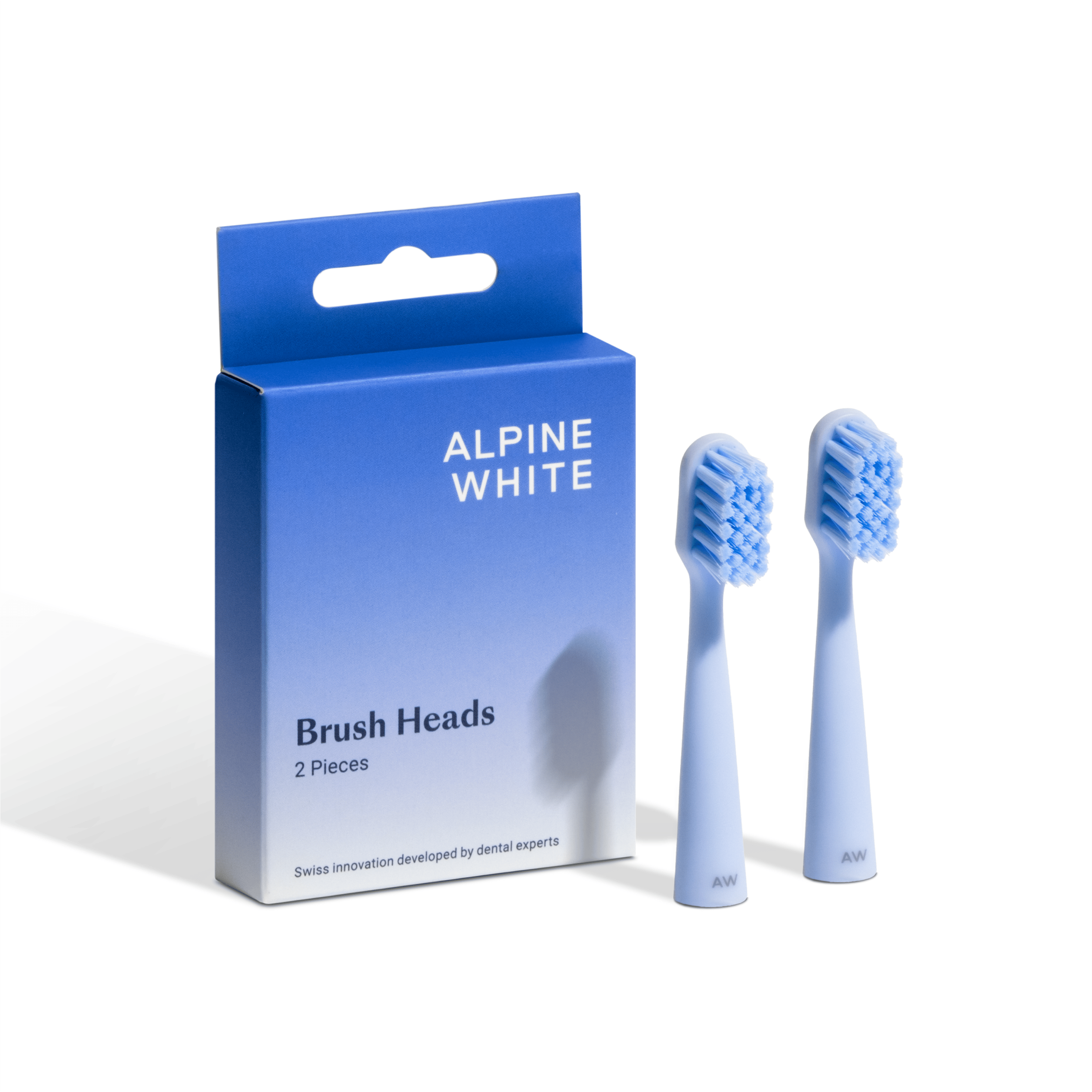 Alpine White Brush Heads 2 pcs
