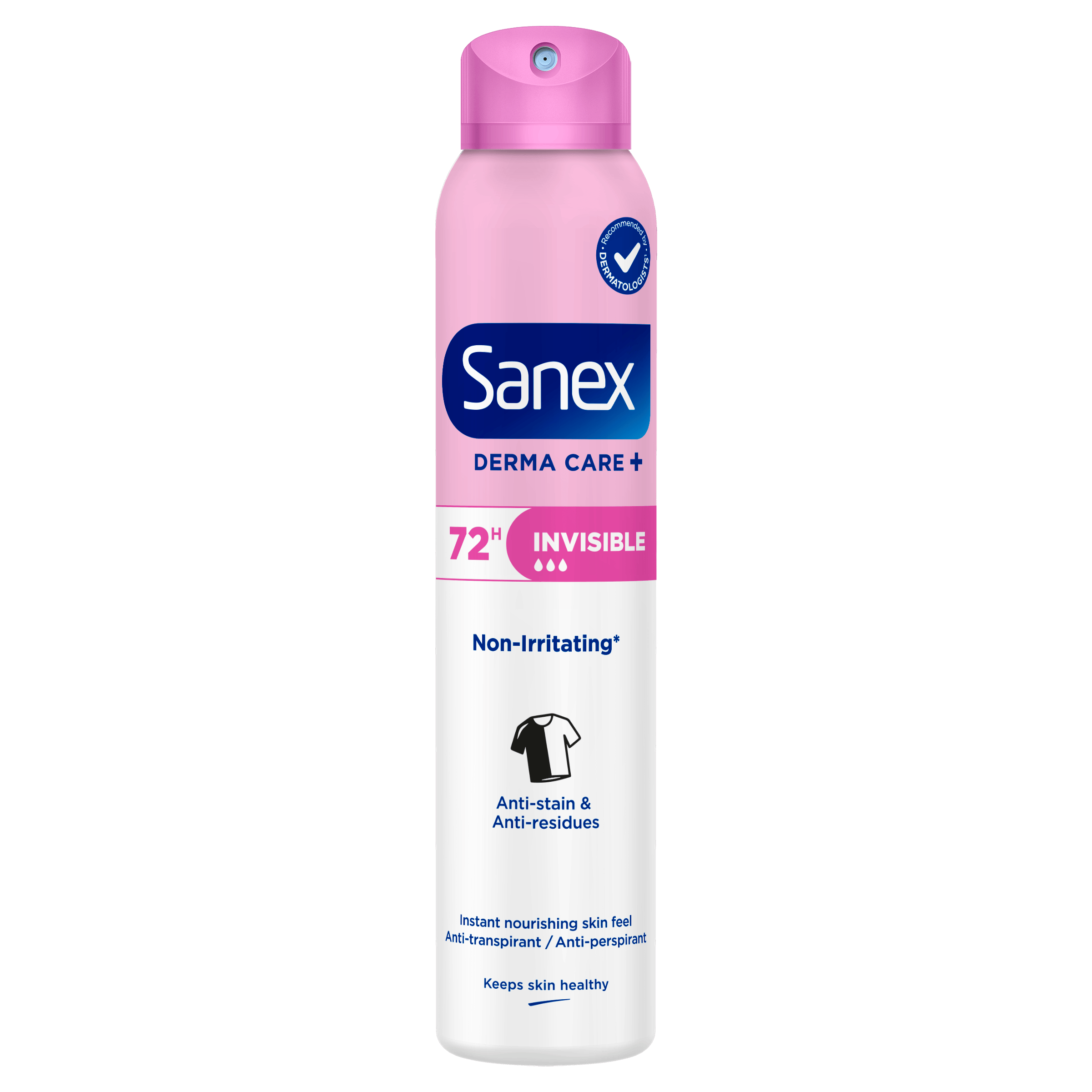 Sanex Derma Care+ Invisible 72H Deo Spray 200 ml