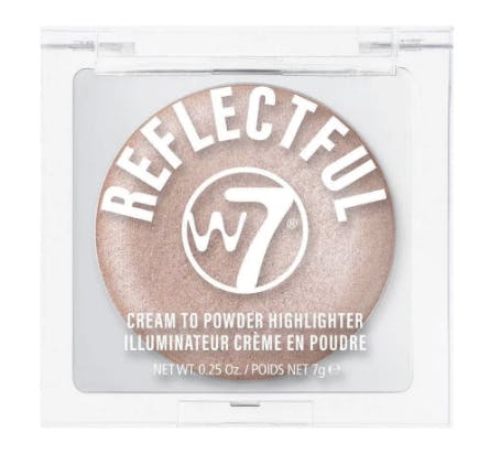W7 Reflectful Cream to Powder Highlighter Pink Spring 7 g