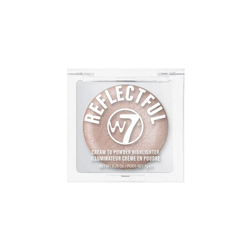 W7 Reflectful Cream to Powder Highlighter Pink Spring 7 g