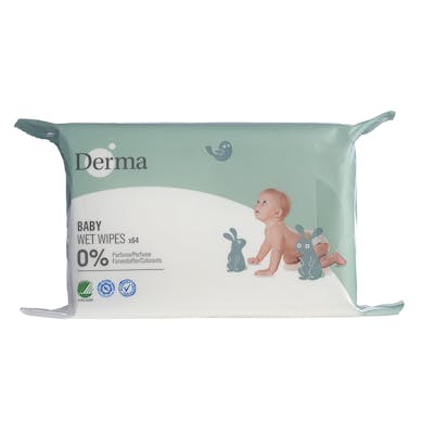 Derma Baby Wet Wipes 64 st