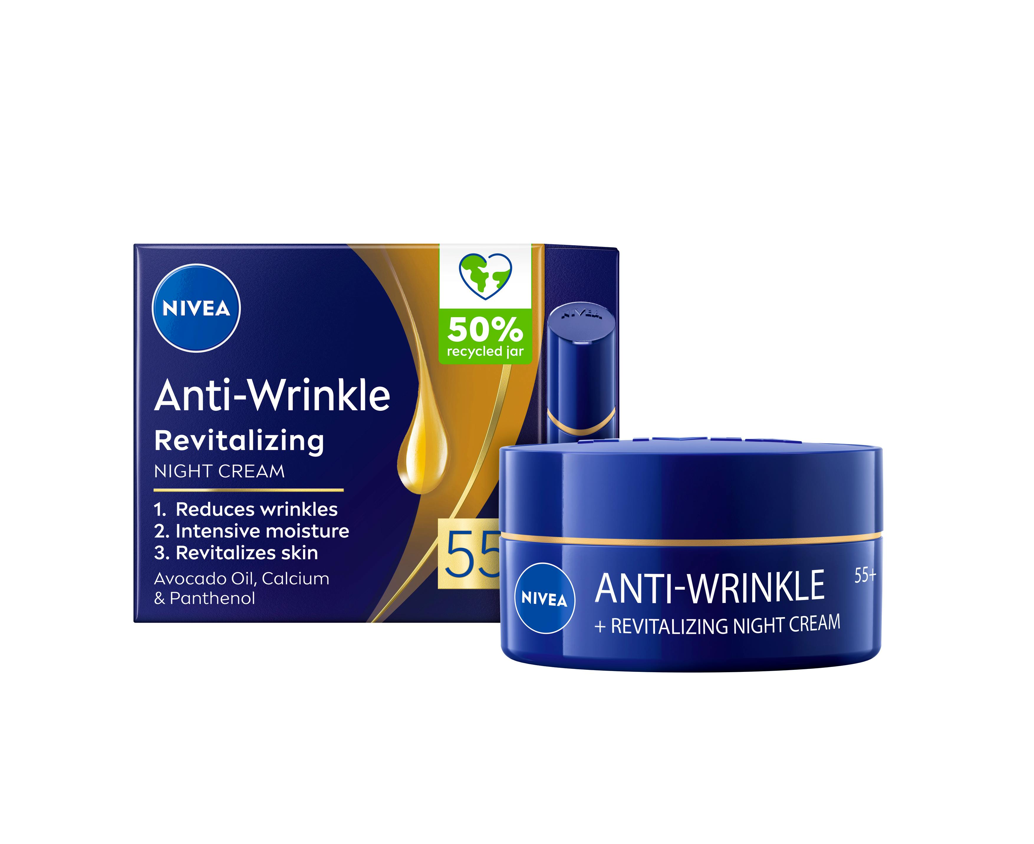 NIVEA Anti Wrinkle Revitalizing Night Care 55+ 50 ml