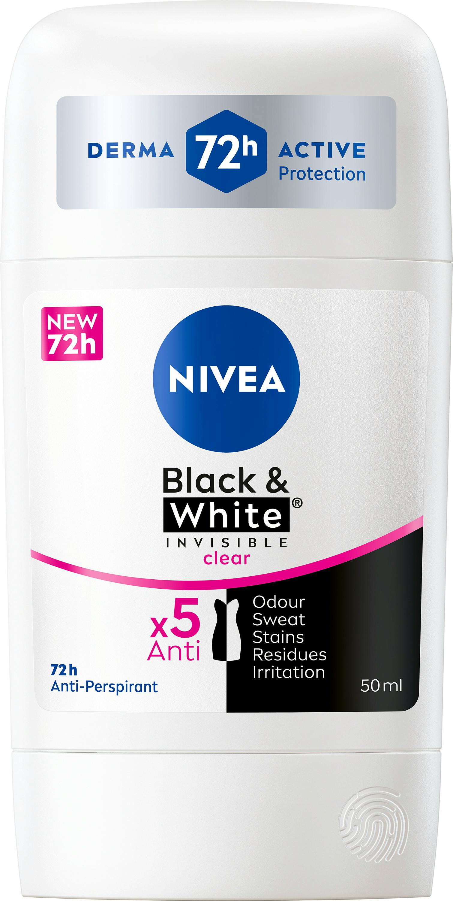 NIVEA Black & White Deodorant Stick 50 ml