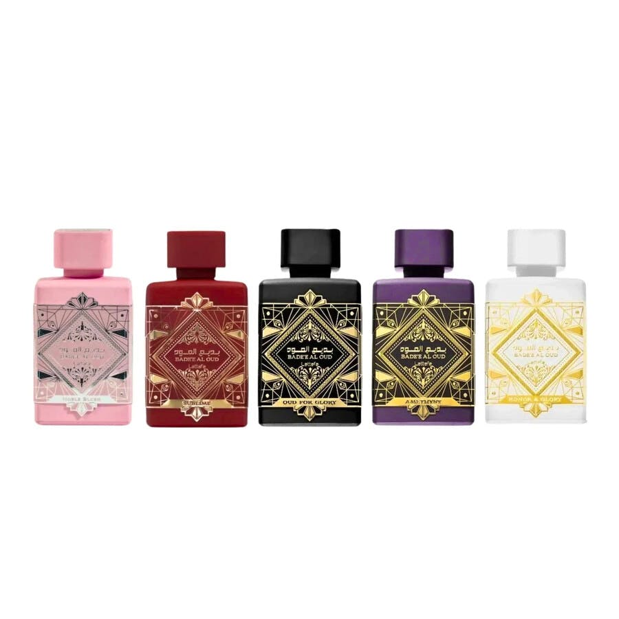 Lattafa Badee Al Oud Collection Gift Set 5 ml + 5 ml + 5 ml + 5 ml + 5 ml