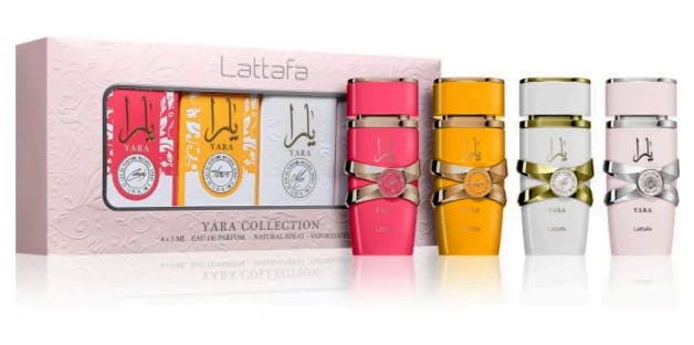 Lattafa Yara Collection Gift Set 5 ml + 5 ml + 5 ml + 5 ml