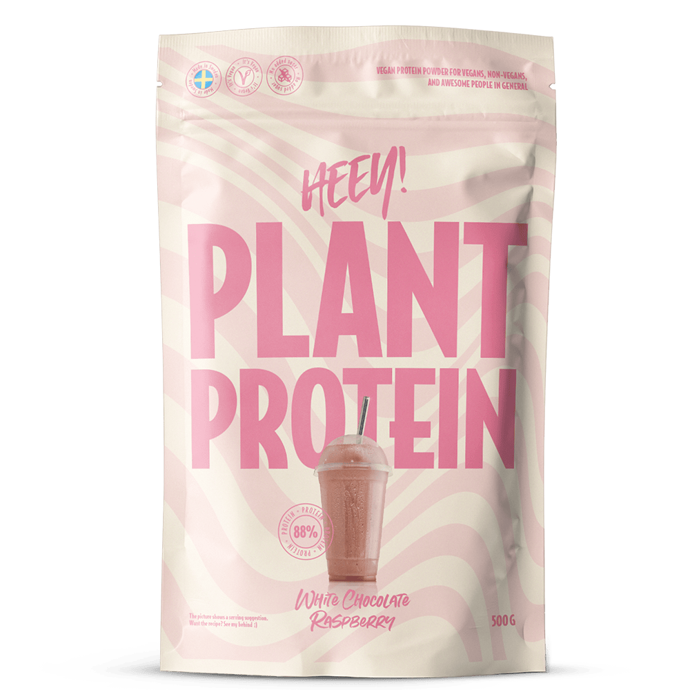 Heey! Vegan Plant Protein White Chocolate Raspberry 500 g