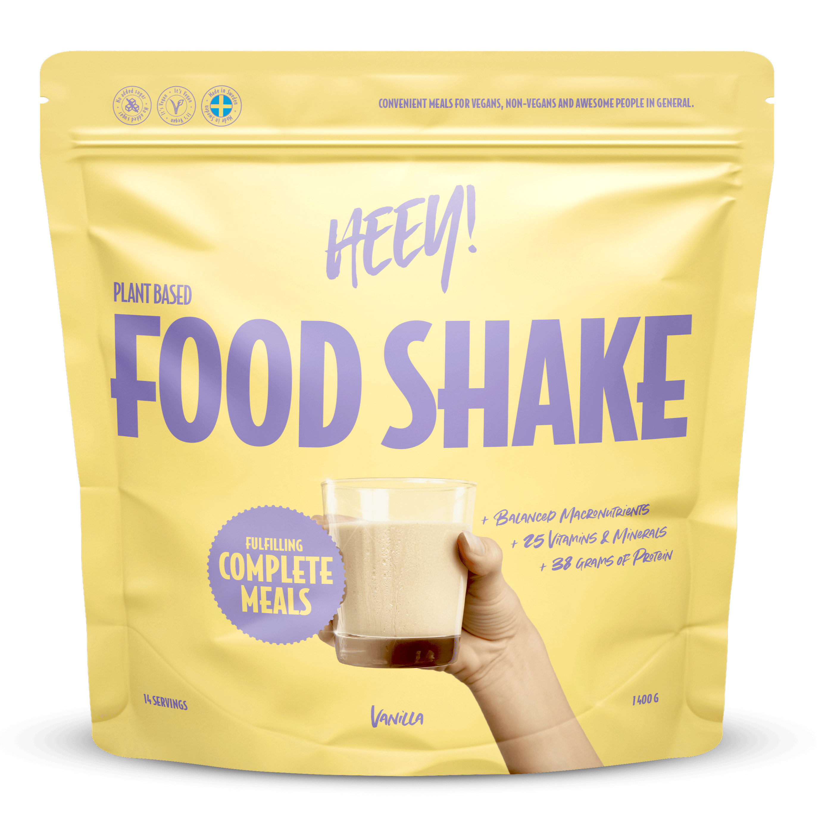 Heey! Vegan Food Shake Vanilla 1400 g