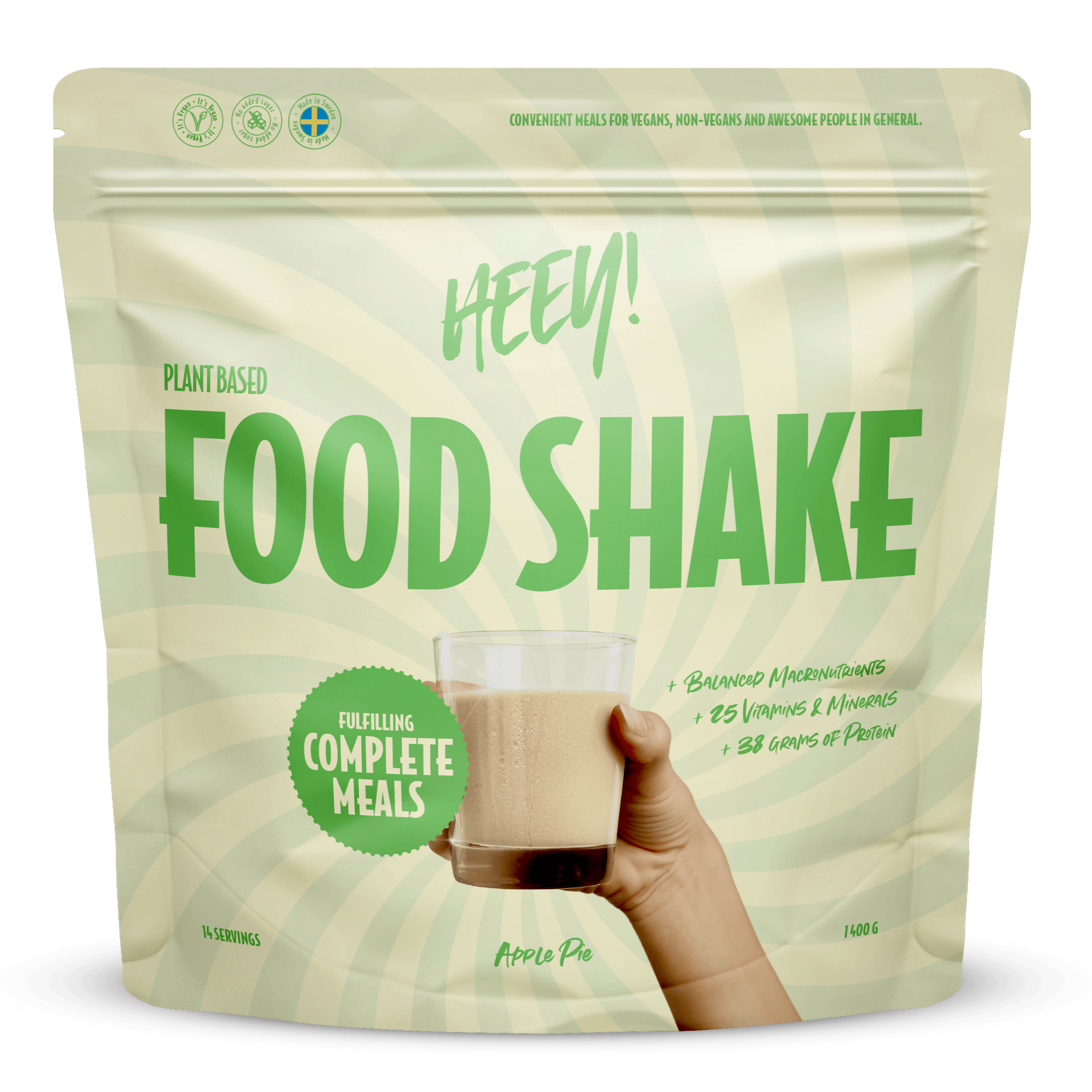 Heey! Vegan Food Shake Apple Pie 1400 g