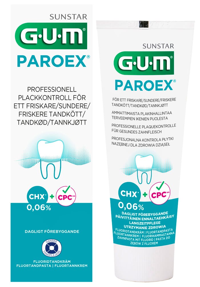 GUM PAROEX® Fluoridtandpasta 0,06% CHX + CPC 75 ml