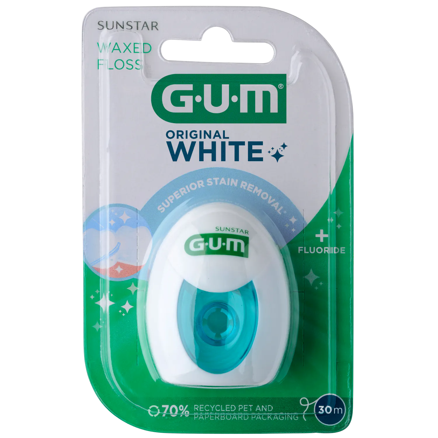 GUM Original White Floss 30 m 1 stk