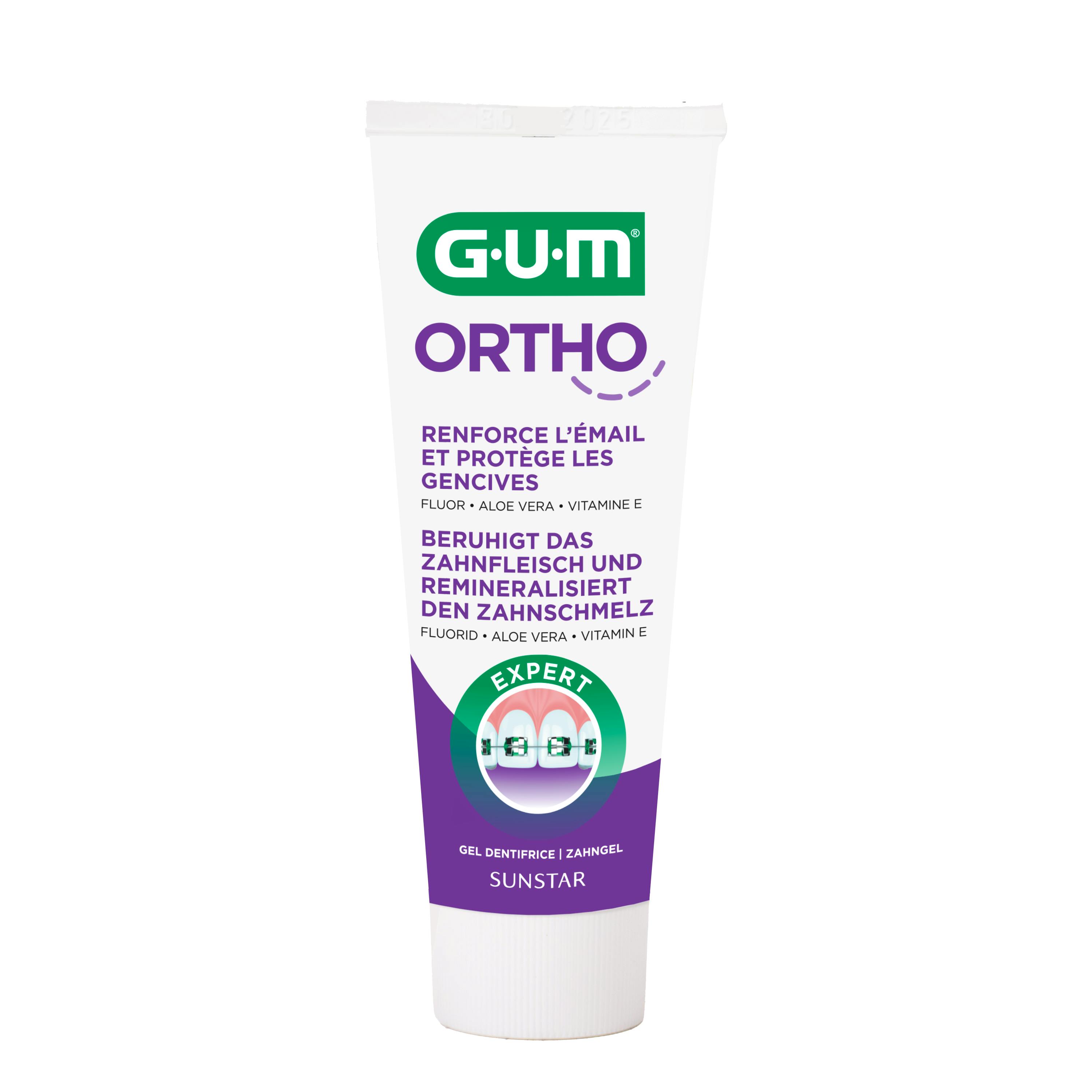 GUM Ortho Fluorid Toothpaste 75 ml