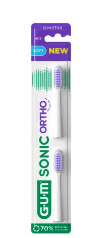 GUM Sonic Ortho Brush Heads 2 st
