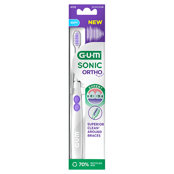 GUM Sonic Ortho Battery Brush Soft 1 stk