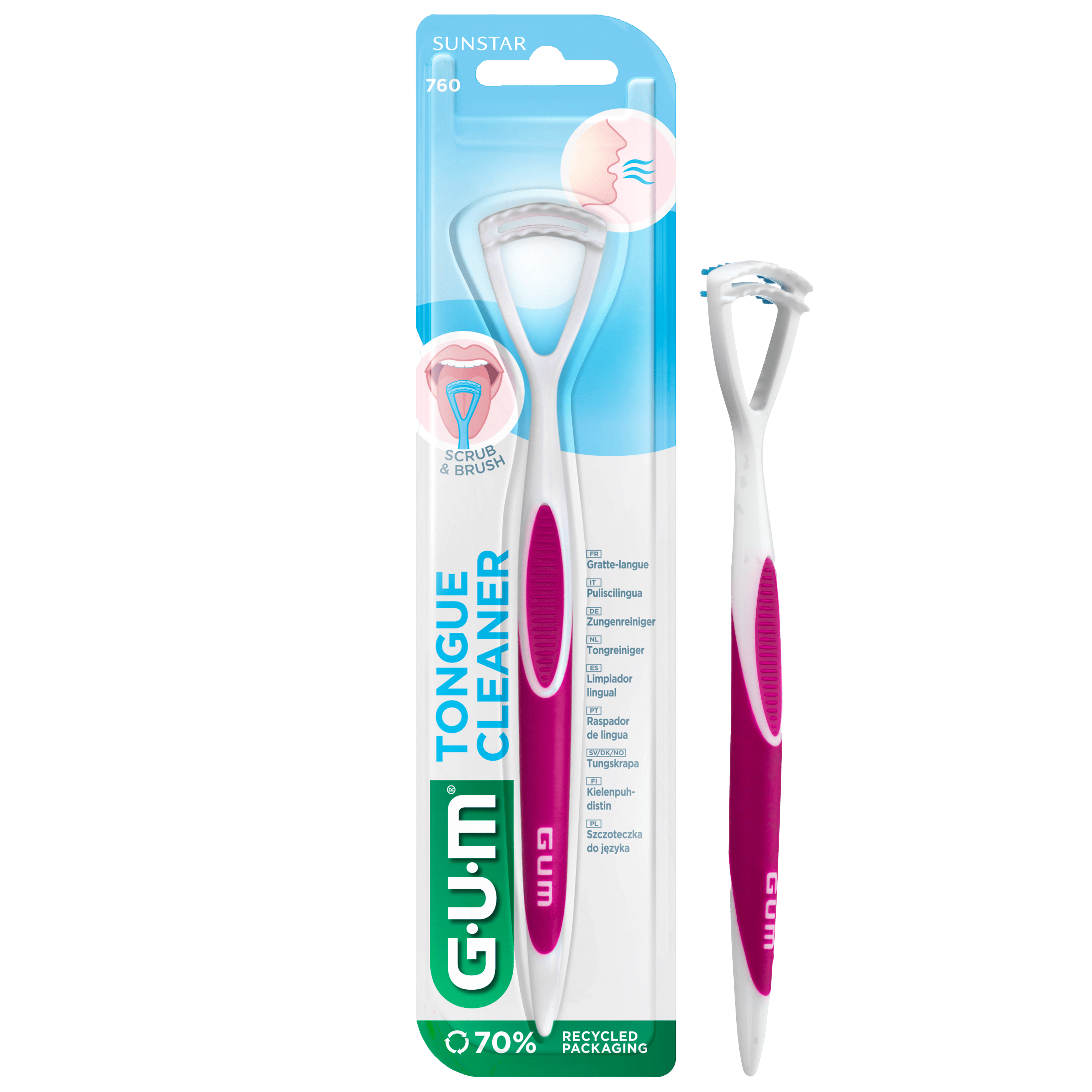 GUM Tounge Cleaner 1 st