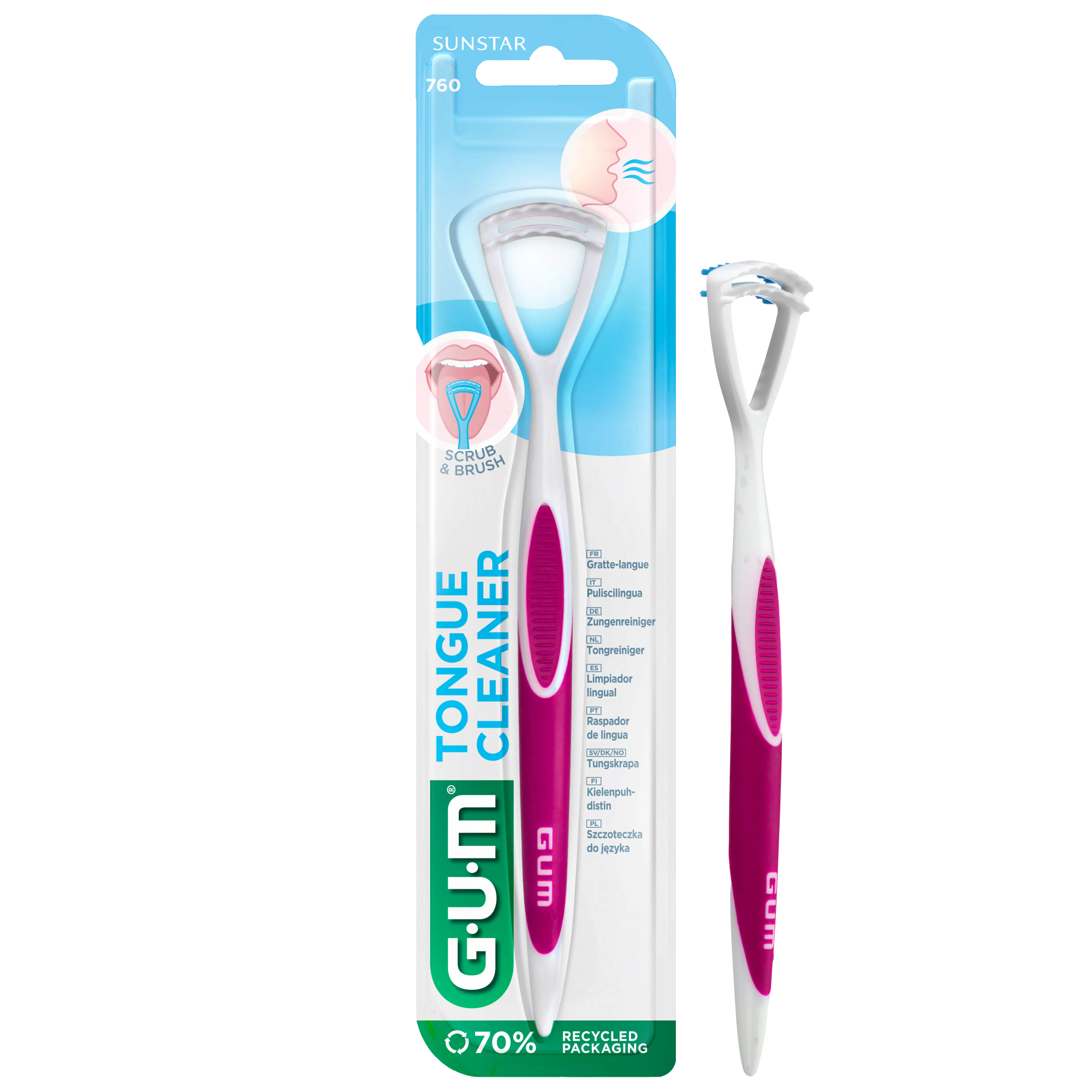 GUM Tounge Cleaner 1 st