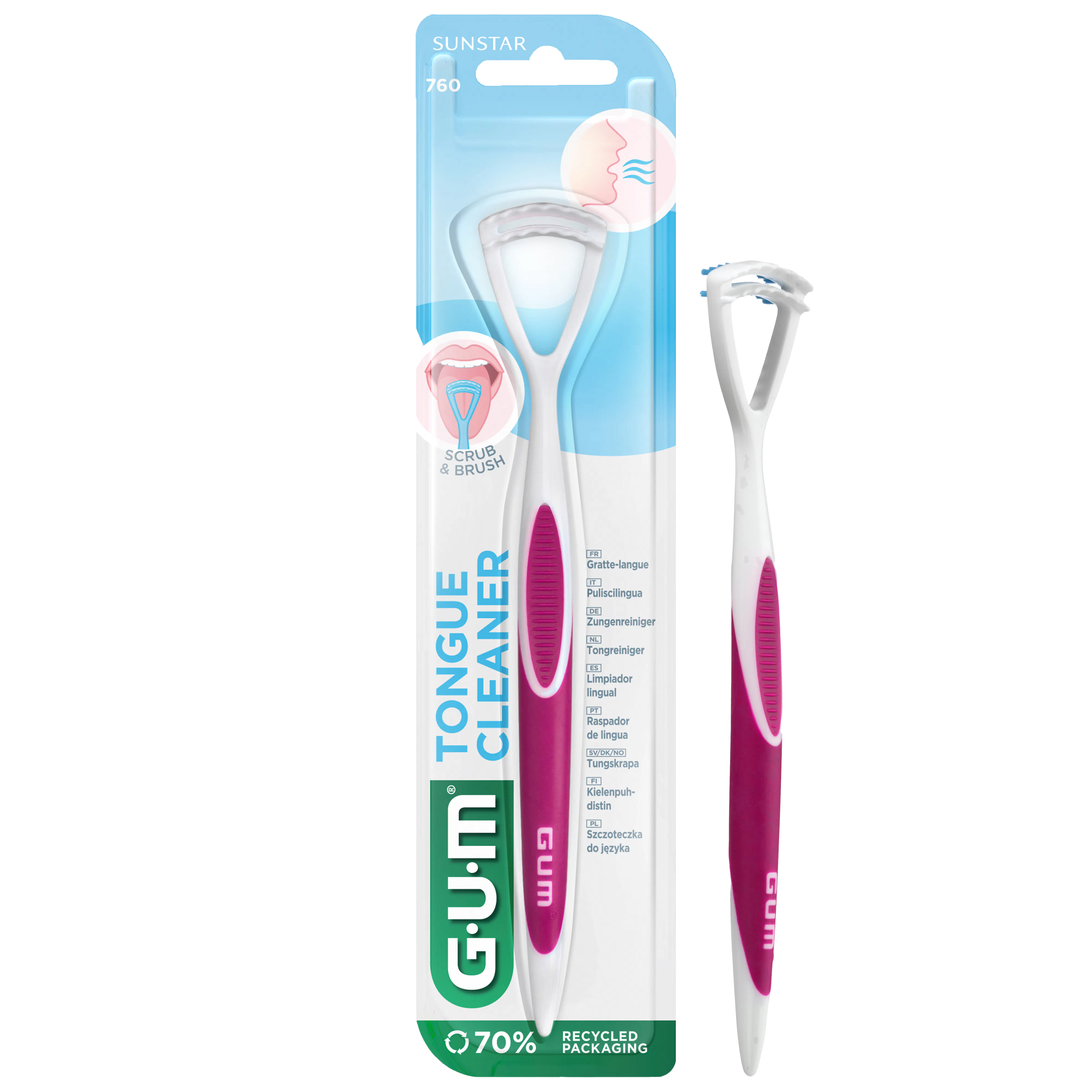 GUM Tounge Cleaner 1 stk