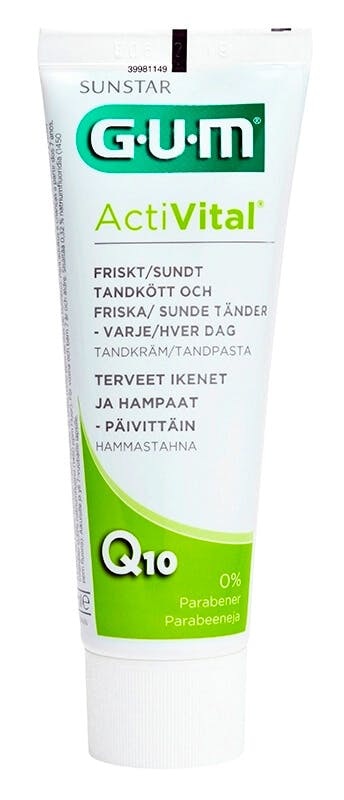 GUM ActiVital Fluorid Toothpaste 75 ml