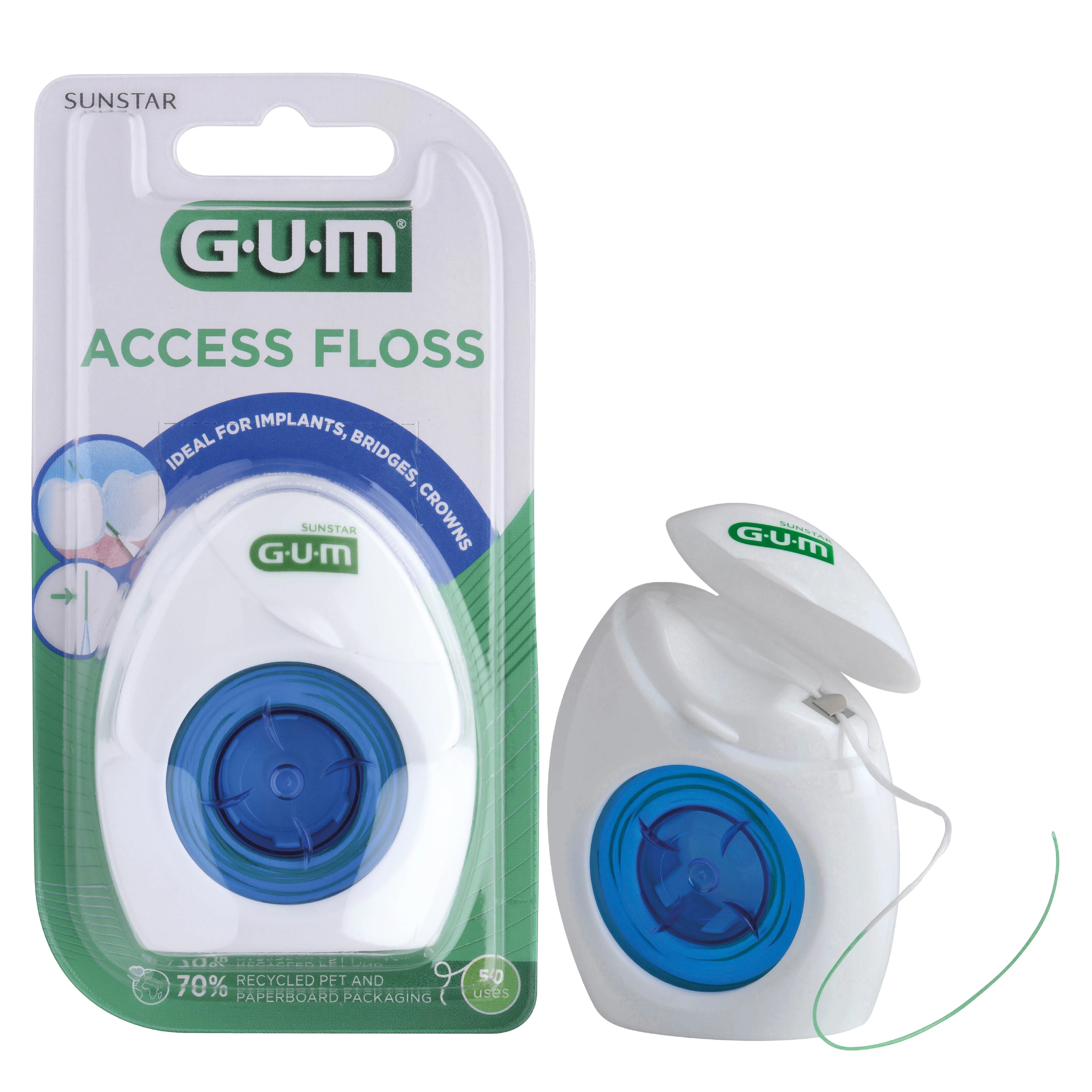 GUM Access Floss 50 Uses 50 stk