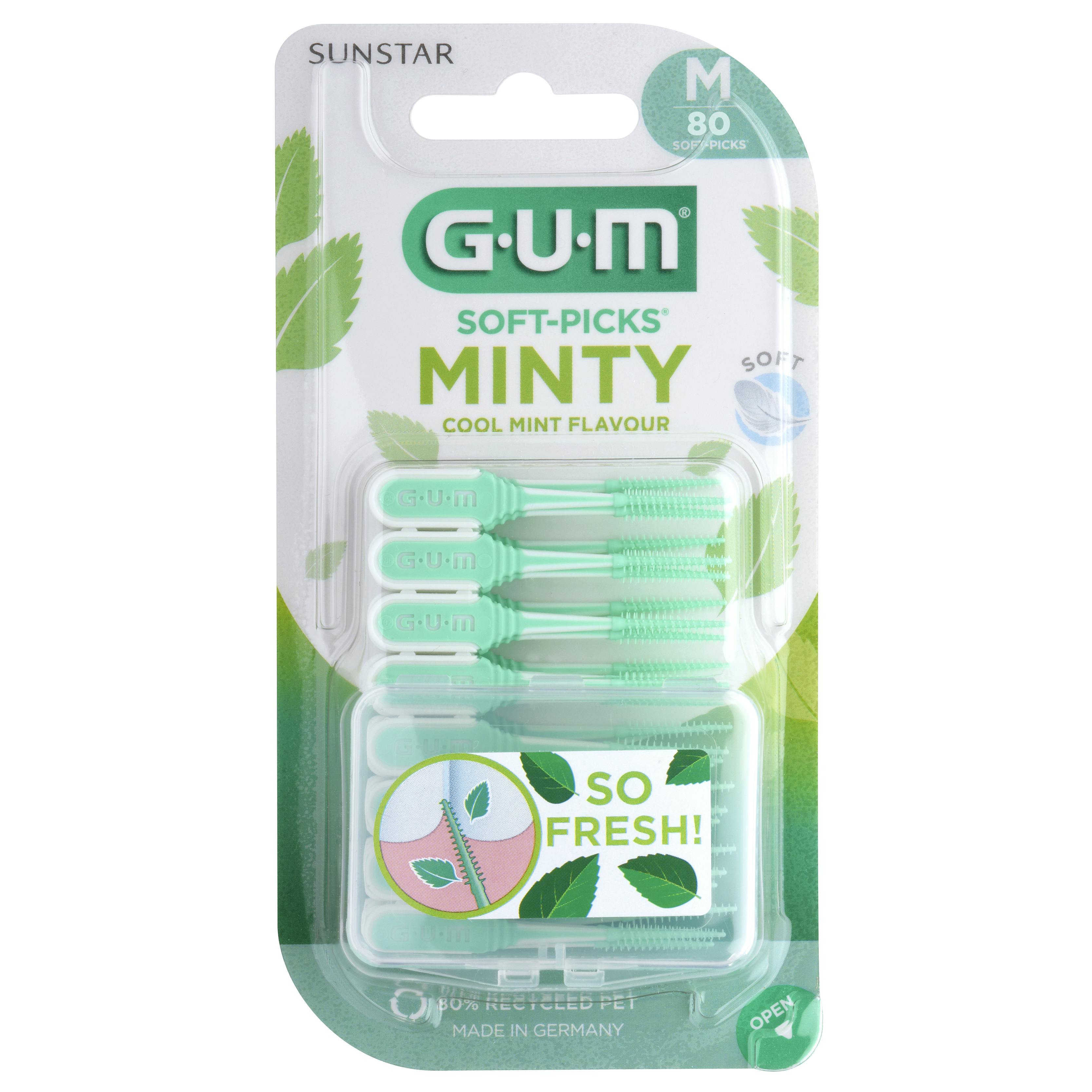 GUM Soft-Picks Minty Medium 40 stk