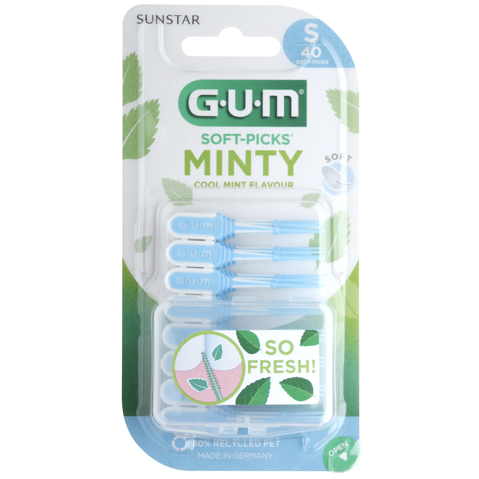 GUM Soft-Picks Minty Small 40 stk