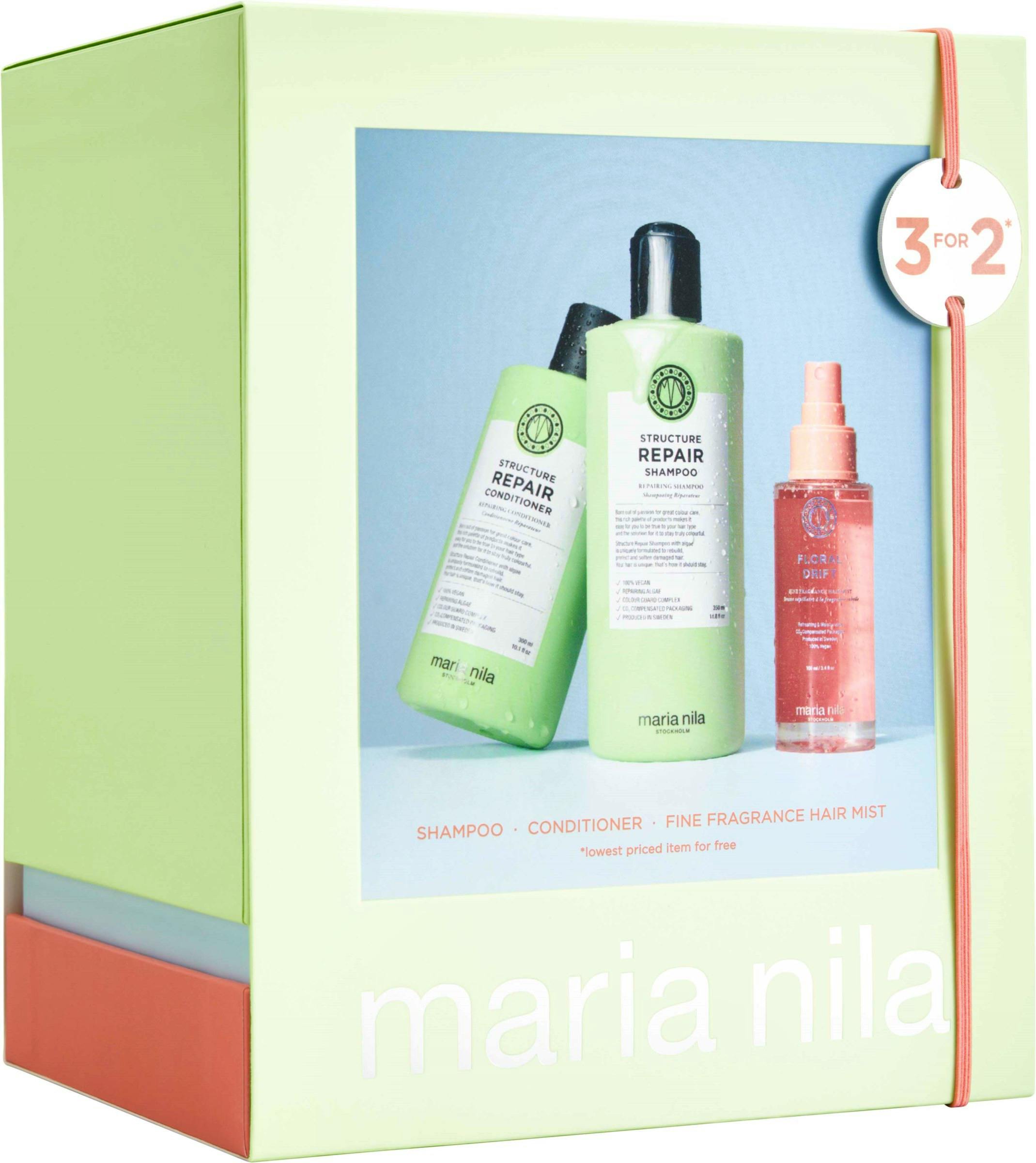 Maria Nila Structure Repair Gift Set 350 ml + 300 ml + 100 ml