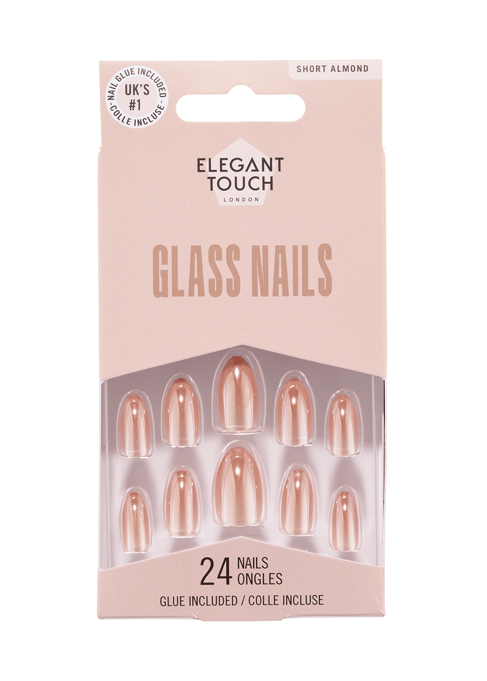 Elegant Touch Gel Finish Glass Nails Sugar Syrup 1 st