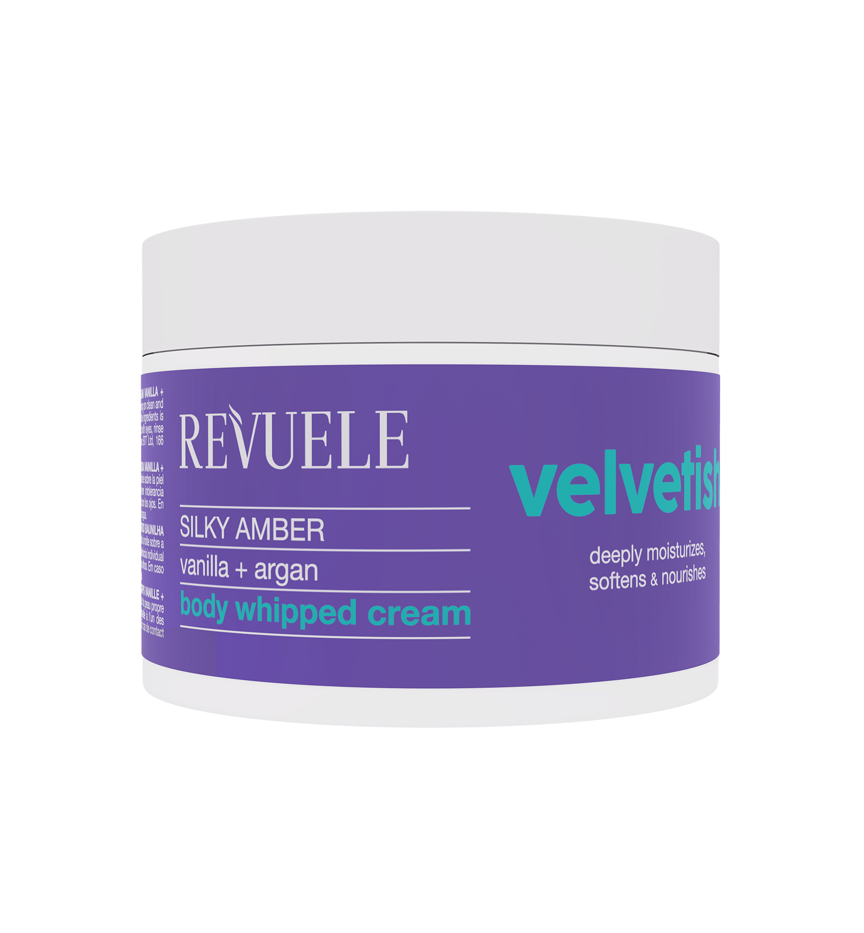 Revuele Silky Amber Body Whipped Cream Vanilla + Argan 300 ml