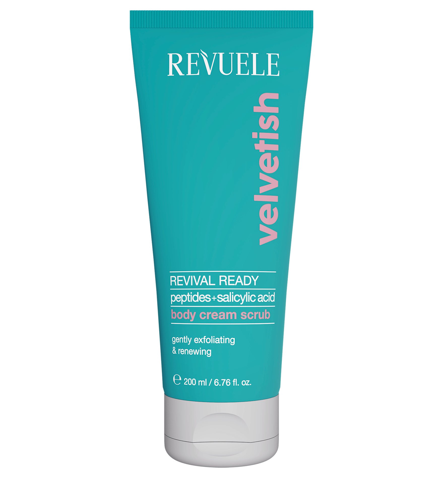 Revuele Revival Ready Body Cream Scrub Peptides+ Salicylic Acid 200 ml