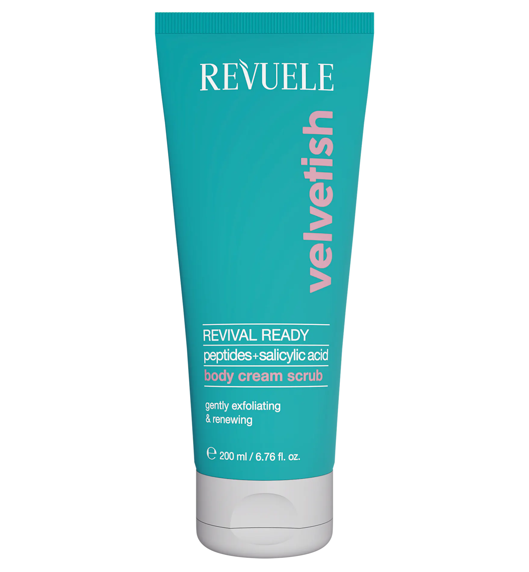 Revuele Revival Ready Body Cream Scrub Peptides+ Salicylic Acid 200 ml