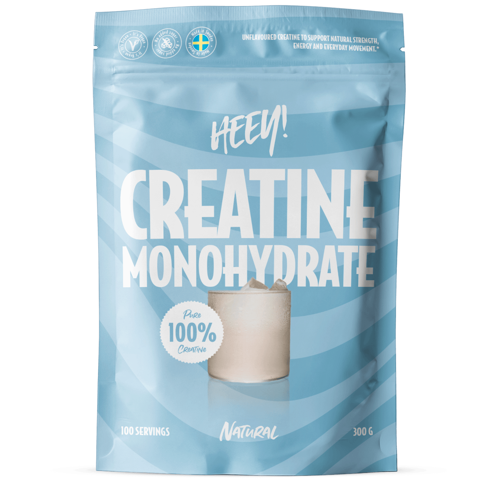 Heey! Creatine Monohydrate 100% Unflavoured 300 g