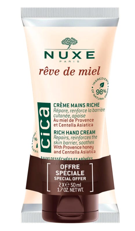 Nuxe Reve de Miel Cica Hand Cream 50 ml + 50 ml