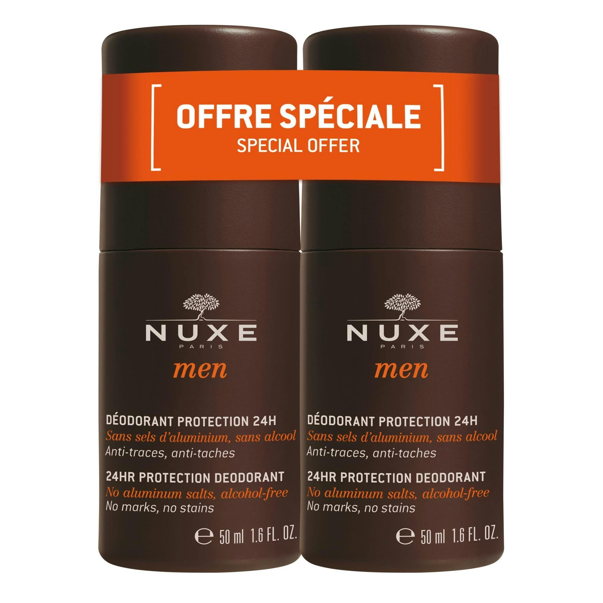 Nuxe Men Deo Roll On 50 ml + 50 ml