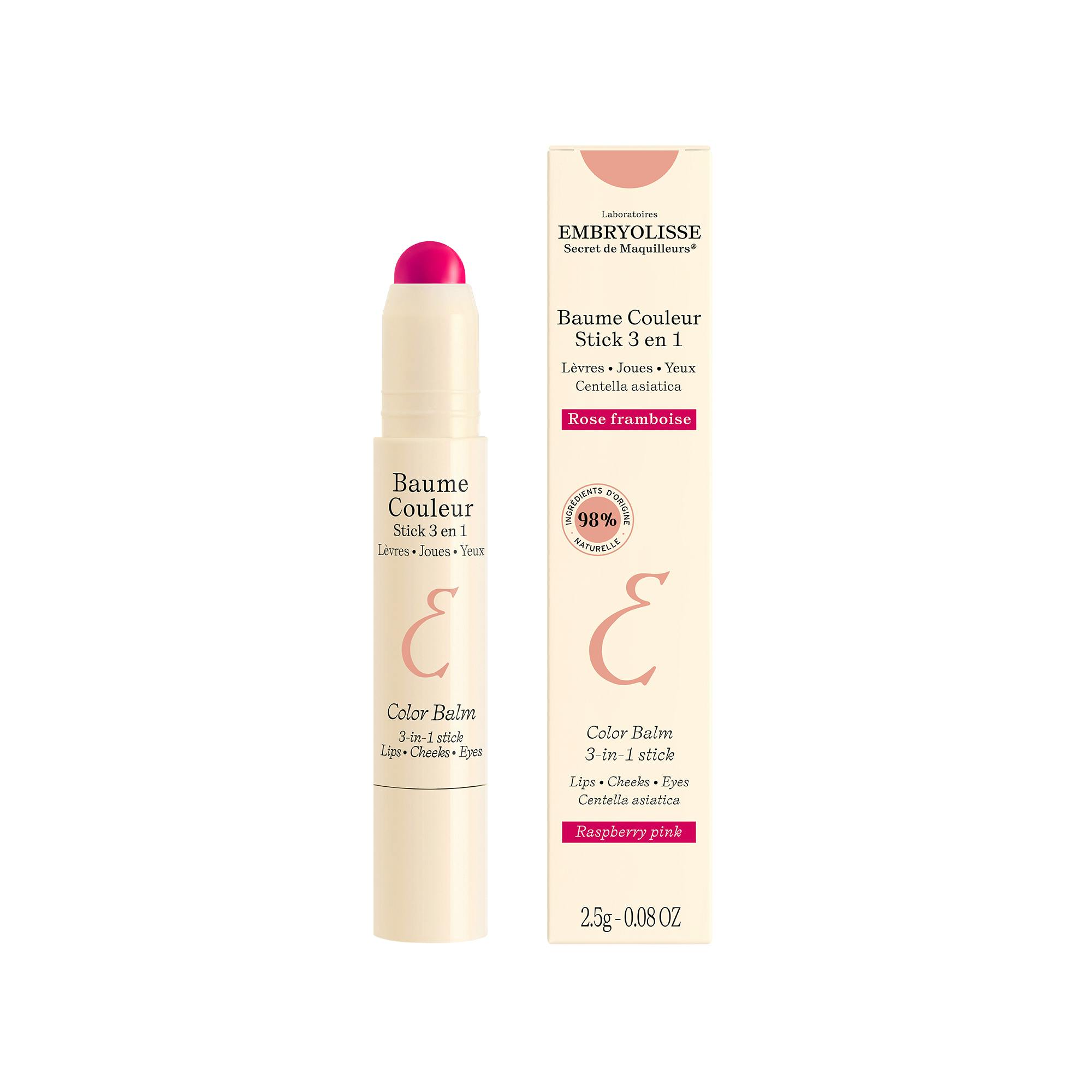 Embryolisse Embryolisse Color Balm 3-in-1 Stick Raspberry Pink 5 g