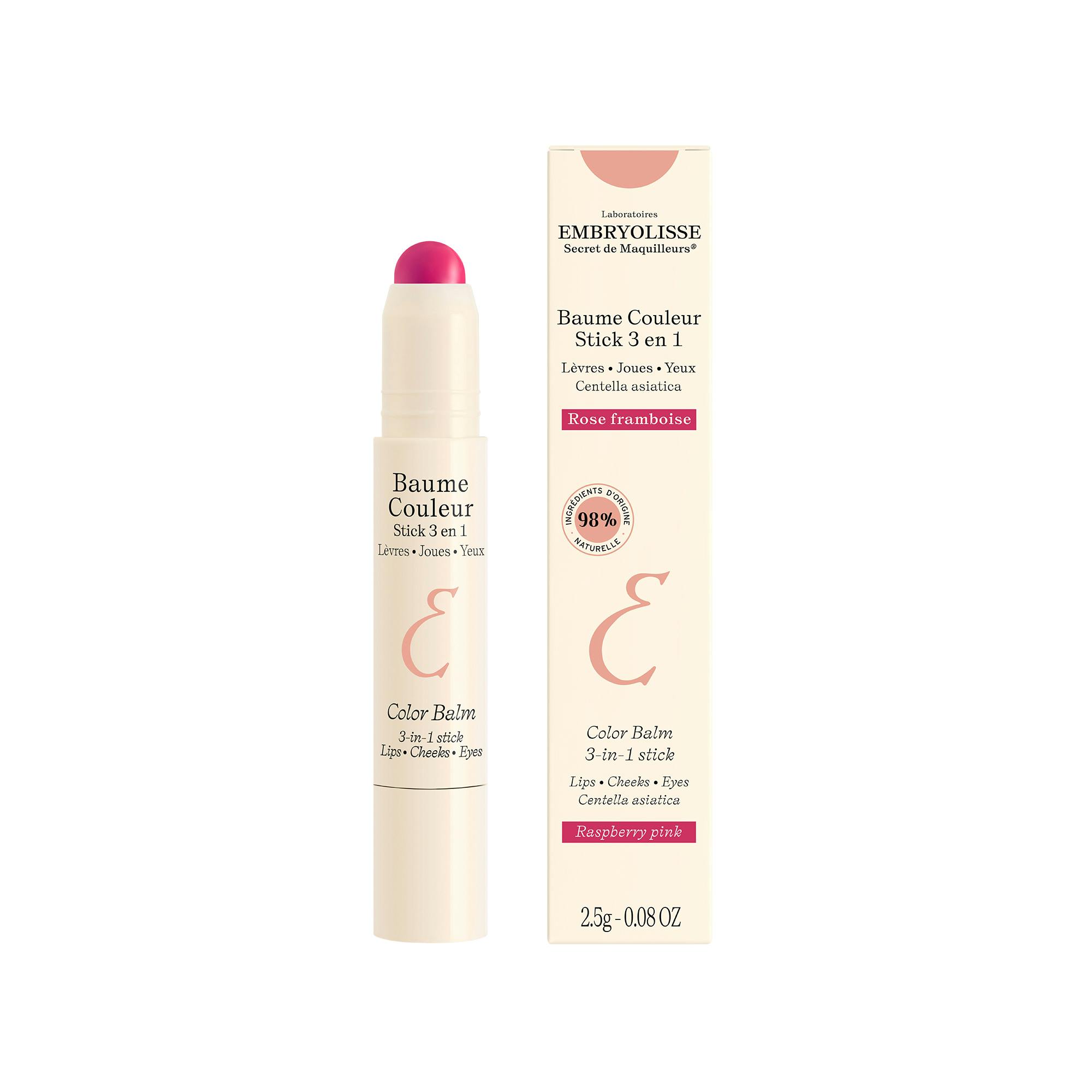 Embryolisse Color Balm 3-in-1 Stick Raspberry Pink 5 g