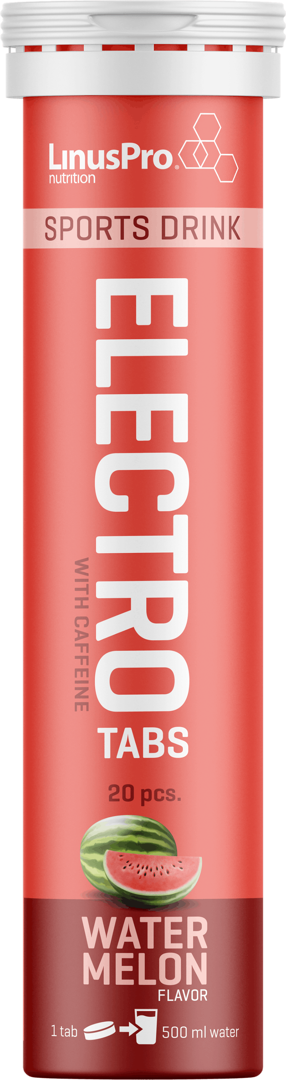 LinusPro Elektrolyt Tabs Watermelon 20 stk