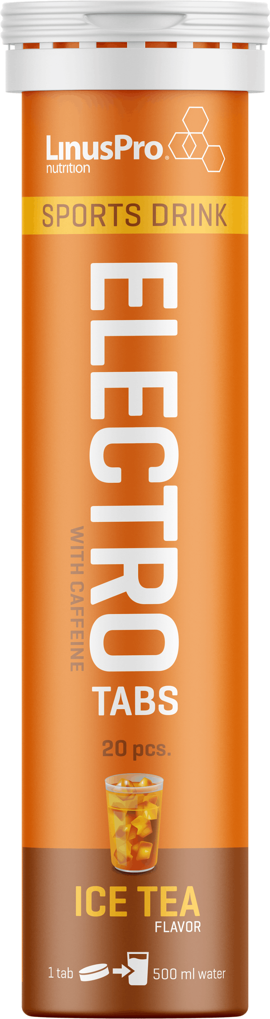 LinusPro Elektrolyt Tabs Ice Tea 20 stk