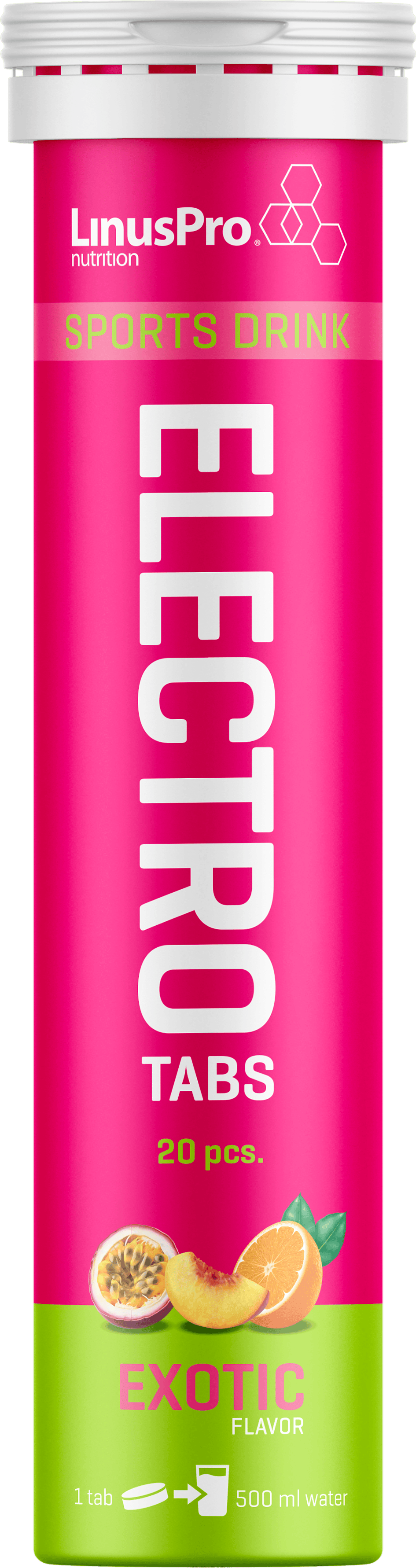 LinusPro Elektrolyt Tabs Exotic 20 stk