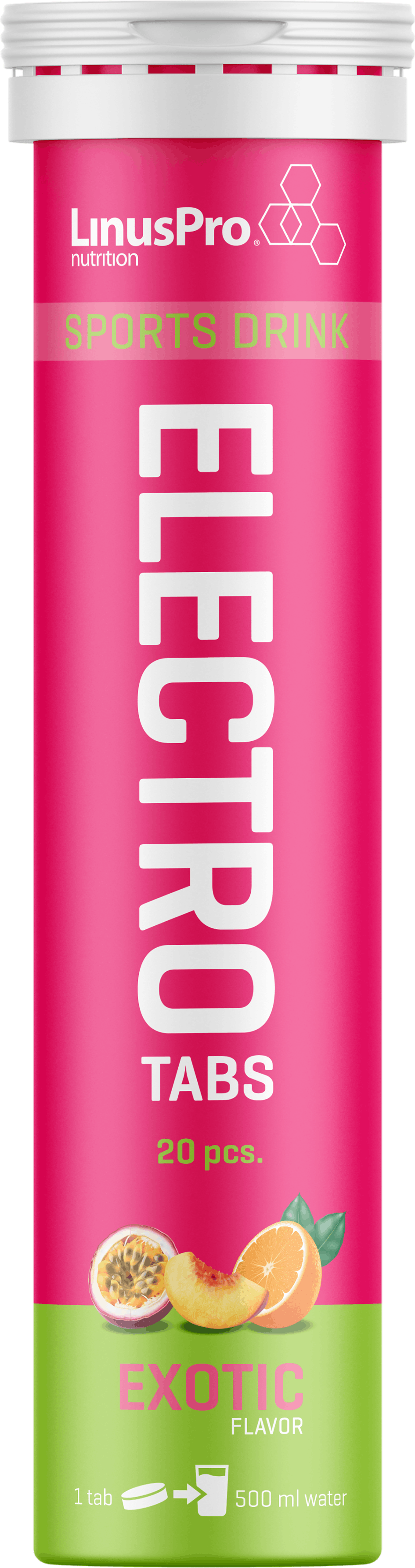 LinusPro Elektrolyt Tabs Exotic 20 stk