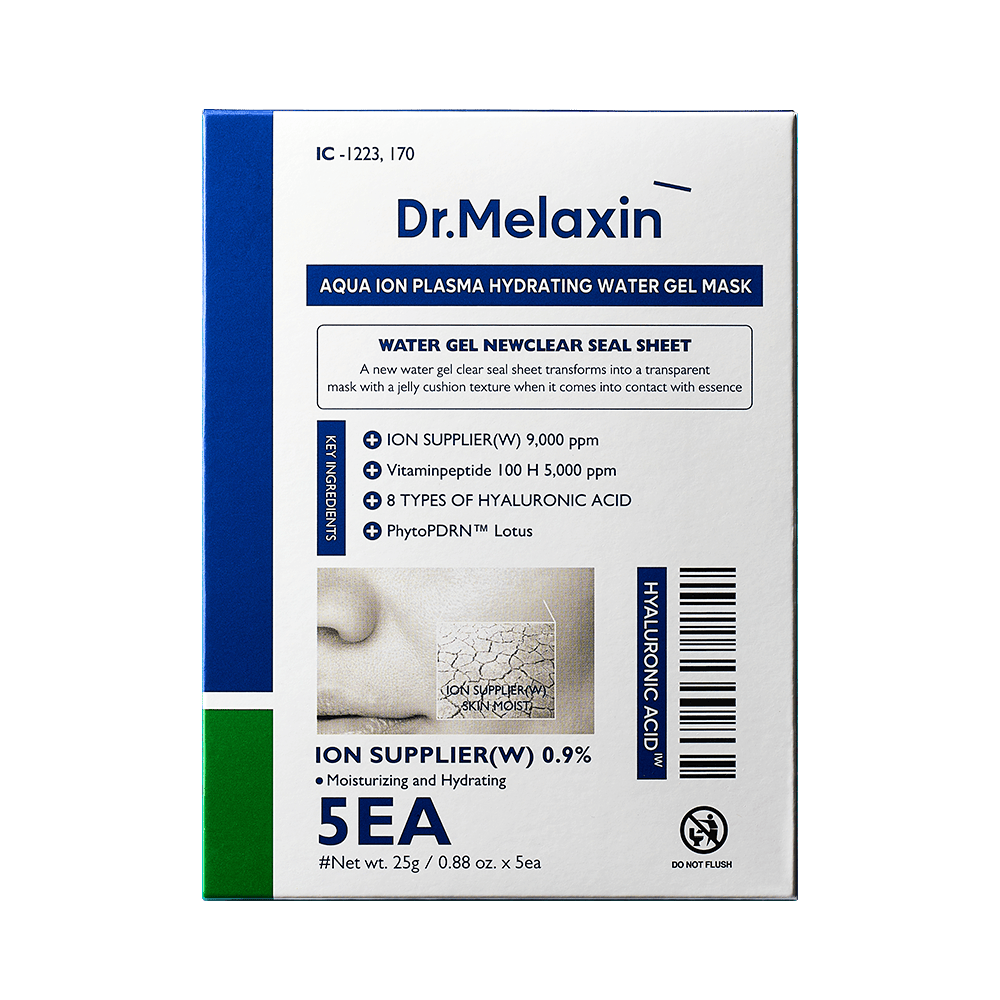Dr.Melaxin Aqua Ion Plasma Hydrating Water Gel Mask 5 stk
