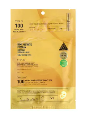 VT Cosmetics 2 Step Vita-Light Reedle Shot 100 Hydrogel Mask 1 st