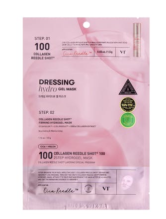VT Cosmetics 2 Step Collagen Reedle Shot 100 Hydrogel Mask 1 st