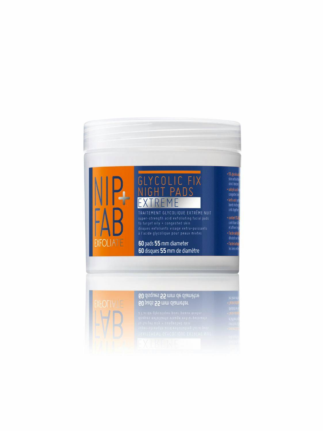 Nip + Fab Glycolic Fix X-treme Pads 60 pcs