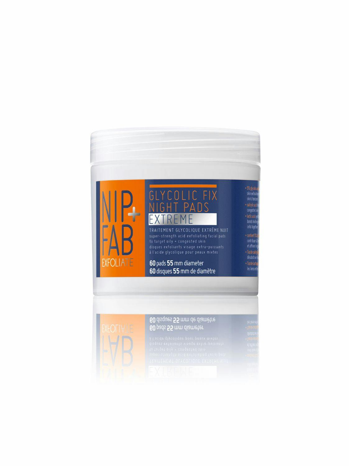 Nip + Fab Glycolic Fix X-treme Pads 60 pcs