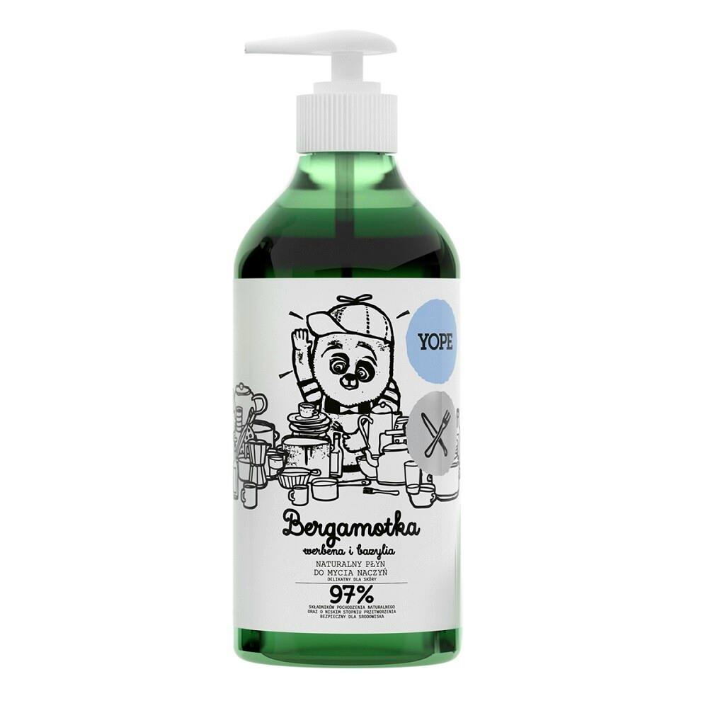 YOPE Natural Washing-Up Liquid Bergamot & Basil 750 ml