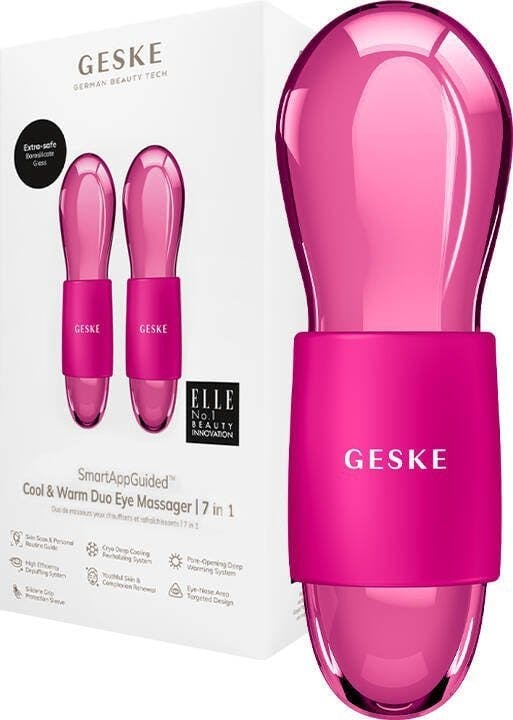 Geske Cool & Warm Duo Eye Massager 7 In 1 Magenta 1 stk