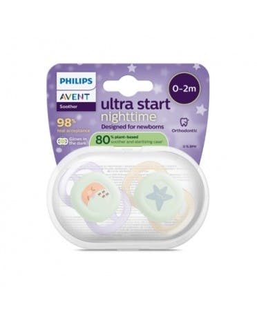 Philips Avent SCF075/17 Ultra Start Nighttime 0-2 m 2 stk
