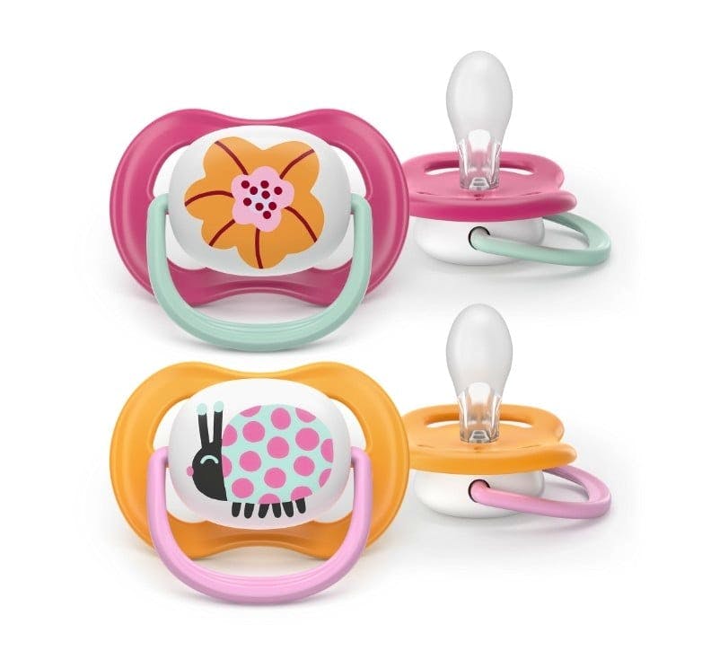 Philips Avent SCF080/27 Ultra Air 6-18 M Pink/Orange 2 stk